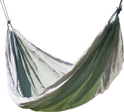 Houpací síť NYLON 275x137cm zeleno-hnědá Cattara 13565