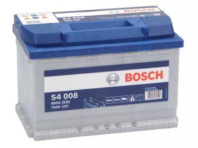 Autobaterie Bosch S4, 12V, 74Ah, 680A, S4 008