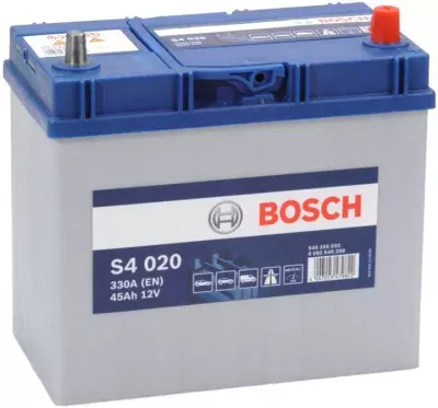 Autobaterie Bosch S4, 12V, 45Ah, 330A, S4 020