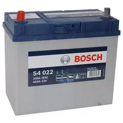 Autobaterie Bosch S4, 12V, 45Ah, 330A, S4 022