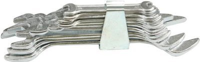 Vorel sada kľúčov plochých 12 ks 6 - 32 mm spona TO-50630