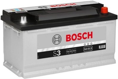 Autobaterie Bosch S3, 12V, 90Ah, 720A, S3 013