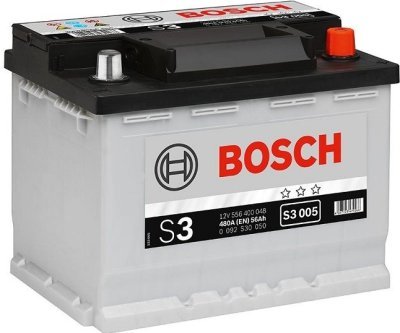 Autobaterie Bosch S3, 12V, 56Ah, 480A, S3 005