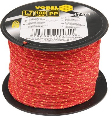 Vorel šňůra zednická 1,75 mm x 100 m pp TO-17471