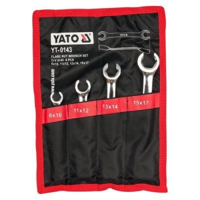 Sada klíčů očkových na převlečné matice Yato 4kusy YT-0143