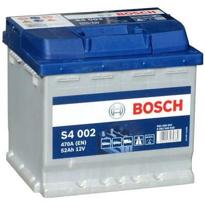 Autobaterie Bosch S4, 12V, 52Ah, 470A, S4 002