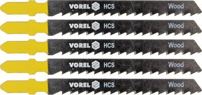 Vorel list do přímočaré pily 100 mm na dřevo, plast a dřevotříska tpi8 5 ks TO-27812