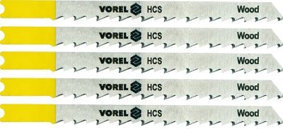 Vorel list do přímočaré pily 100 mm na dřevo a plast tpi6 5 ks TO-27831