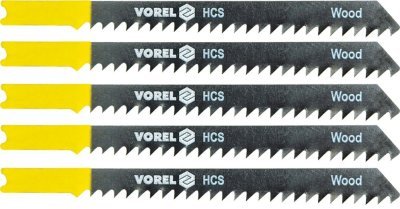 Vorel list do přímočaré pily 100 mm na dřevo a plast tpi6 5 ks TO-27830