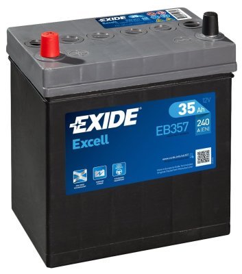 Autobaterie Exide Excell 12V, 35Ah, 240A, EB357