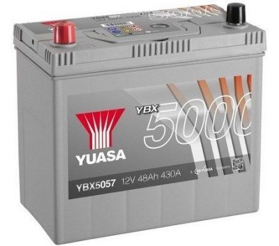 Autobaterie Yuasa YBX5000 Silver High Performance SMF 12V, 50Ah, 450A, YBX5057