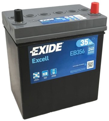 Autobaterie Exide Excell 12V, 35Ah, 240A, EB356
