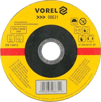 Vorel kotouč na kov 125 x 22 x 1,0 mm TO-08631