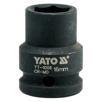 Nástavec 1/2" rázový YATO 16 mm šestihranný