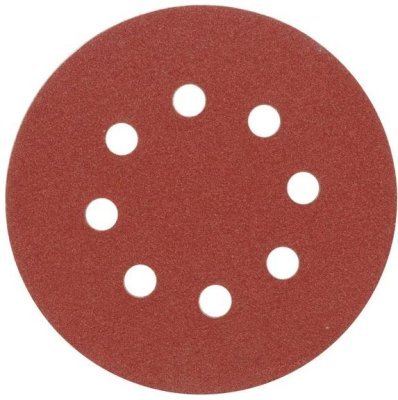 Vorel brusný papír 125 mm p40 s otvory 5 ks suchý zip TO-08574