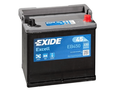 Autobaterie Exide Excell 12V, 45Ah, 330A, EB450
