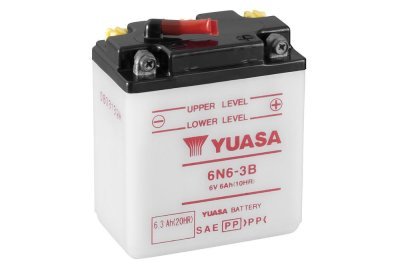 Motobaterie Yuasa Standard 6V, 6Ah, 6N6-3B