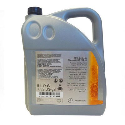 MERCEDES BENZ DPF, 5W30, 5l, A0009899701AAA4, motorový olej
