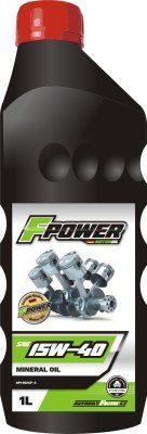 F-POWER motor oil, 15W40, 1l