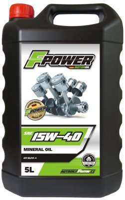 F-POWER motor oil, 15W40, 5l