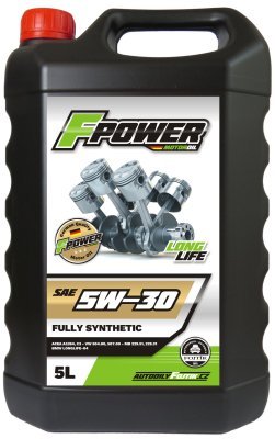 F-POWER motor oil, 5W30 LongLife, 5l