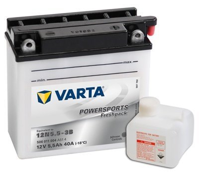 Moto baterie VARTA VT 506011 6Ah 40A 12V P+ Y6 FUNSTART FRESHPACK /136x61x131/ 12N5.5-3B