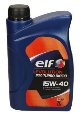 ELF Evolution 500 Turbo Diesel 15W40, 1L,motorový olej