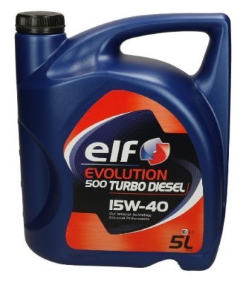 ELF Evolution 500 Turbo Diesel 15W40, 5L,motorový olej