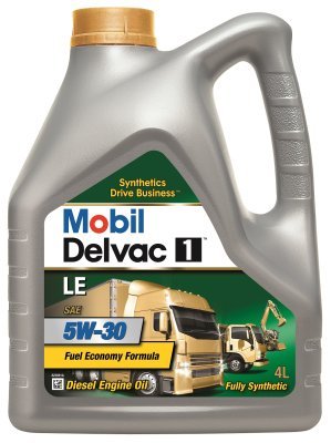 MOBIL 5W30 DELVAC LE 4 L, motorový olej
