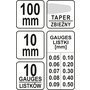 YATO Spárová měrka 100 x 10 mm 10 ks