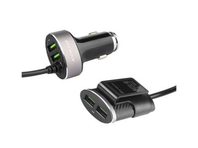 My WAY Nabíječka do zapalovače 12/24 V, 2x USB