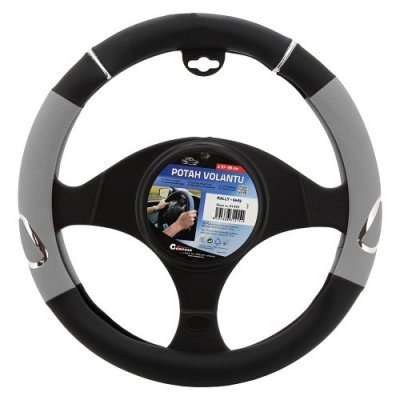 COMPASS Potah volantu RALLY šedý