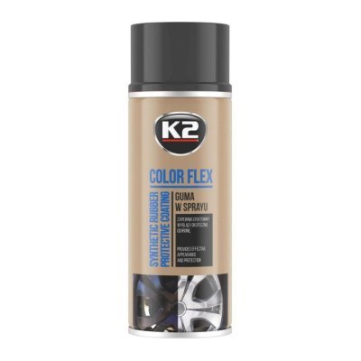 K2 COLOR FLEX gumová folie ve spreji ČERNÁ