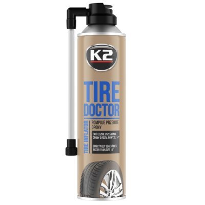 K2 TIRE DOKTOR Sprej na opravu pneumatik