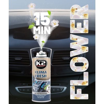 K2 čistič klimatizace VŮNĚ KVĚTIN