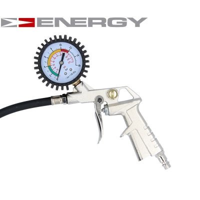 ENERGY Pistole k huštění pneumatik s manometrem