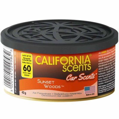 CALIFORNIA SCENTS vůně sunset woods dřeviny