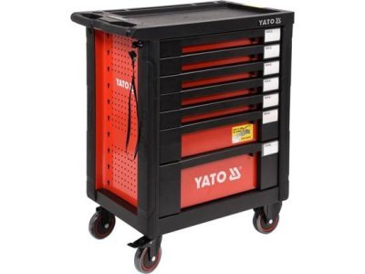 YATO servisní vozík vybavený 211 dílů