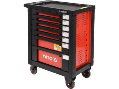 YATO servisní vozík vybavený 211 dílů