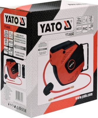 YATO nástěnný buben se vzduchovou hadicí 10m