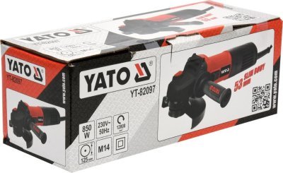 YATO elektrická úhlová bruska 850W