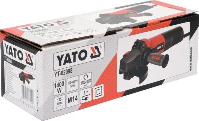 YATO elektrická úhlová bruska 1400W