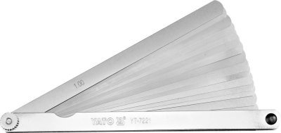 YATO Spárová měrka 200 x 12,8 mm 17 ks prodloužené