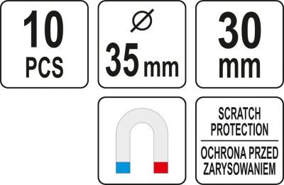 YATO magnetické háčky 10ks