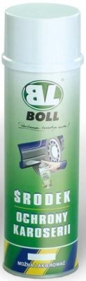 Nástřik/ochrana podvozku a karoserie BOLL bílá - Spray 500ML PŘELAKOVATELNÝ