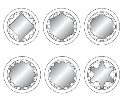 YATO nástavec SPLINE 1/2" 8 MM