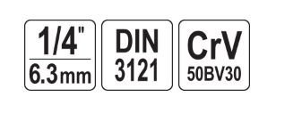 YATO prodloužení 1/4"