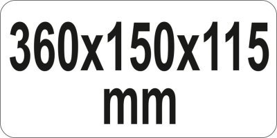 SKRZYNKA NARZEDZIOWA 360X150X115MM