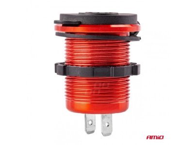 AMIO nabíječka 2x USB 12/24V