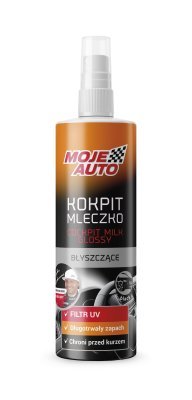 MOJE AUTO cocpit mléko na plasty BLACK LESK 300ml